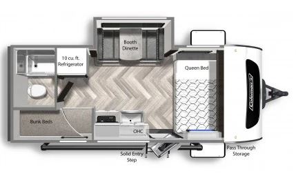 2022 DUTCHMEN COLEMAN RUBICON 1708BH, , floor-plans-day image number 0